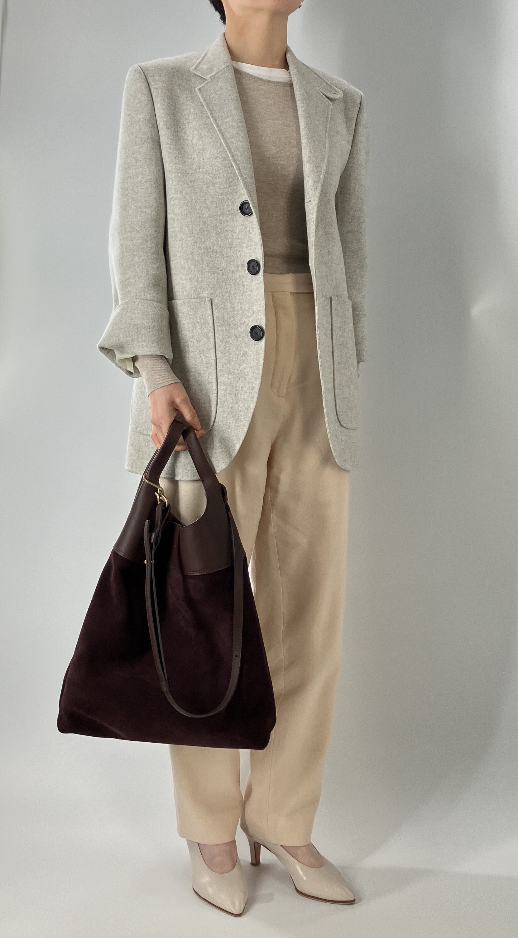 SUEDE SHOPPER LARGE