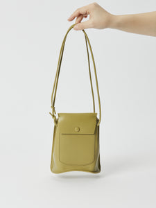 BENT POUCH/LIGHT GRAY